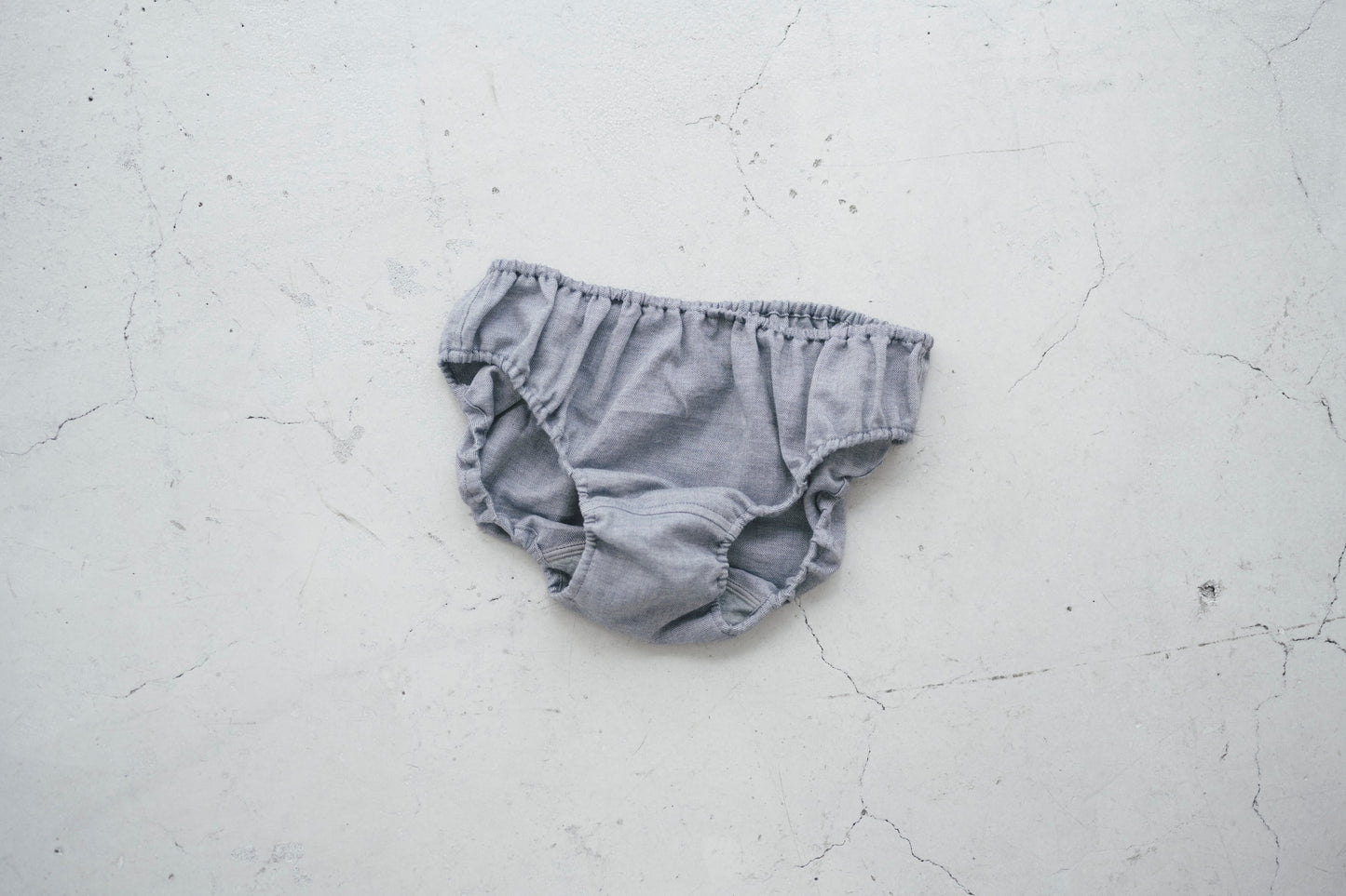 ORGANIC COTTON  HERRINGBONE GREY