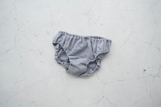 ORGANIC COTTON  HERRINGBONE GREY