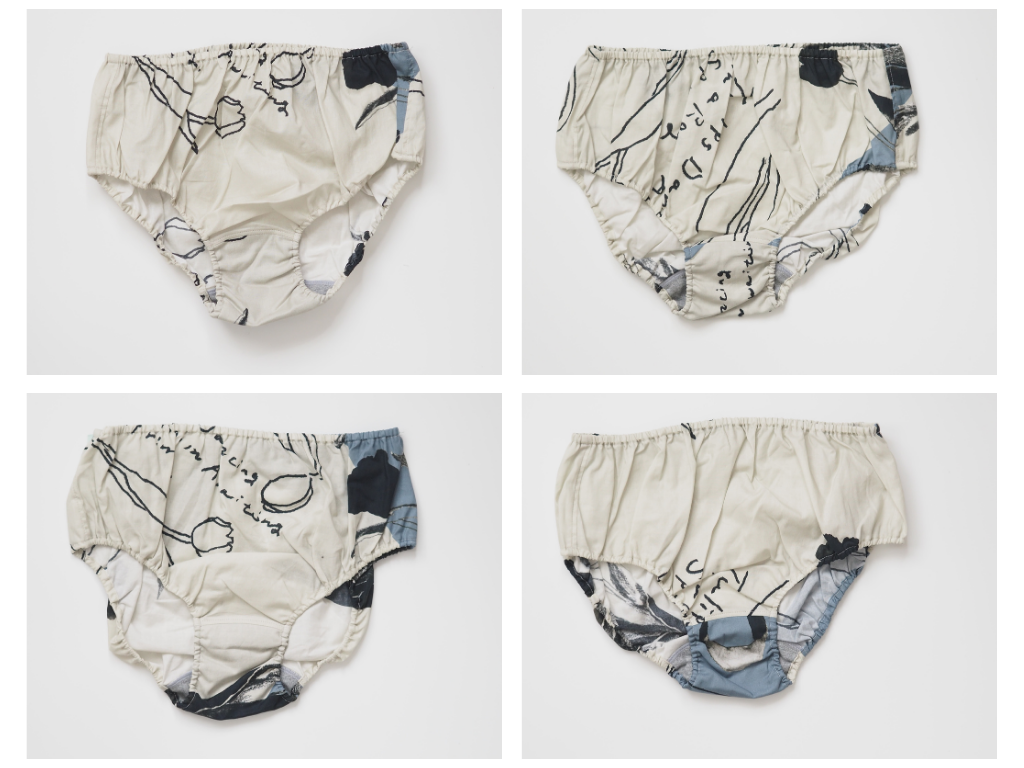 クリーム色多めのPANTS
