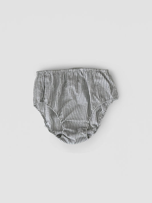 【MID】 KONPEITO FOG STRIPE　静かな朝の空気をまとったような、涼やかなグレー。