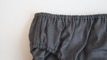 NO.18 INK BLACK HIGH WAIST PANTS