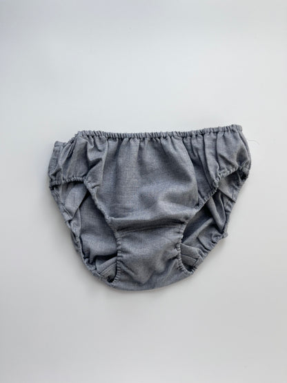ORGANIC COTTON  HERRINGBONE GREY