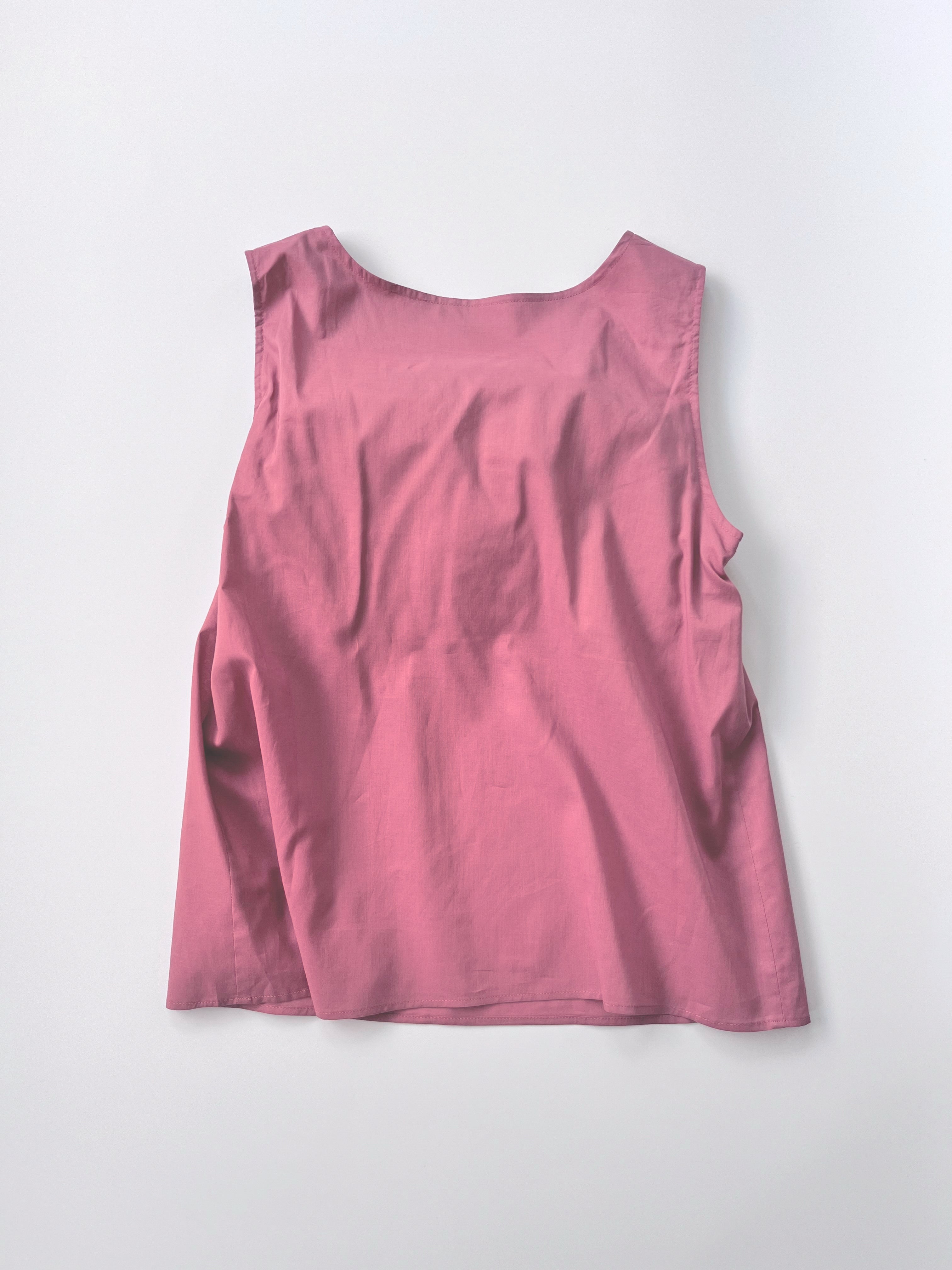 SALE】TANK TOP WITH CUPS NO.19 OLD ROSE – TESHIKI ONLINE