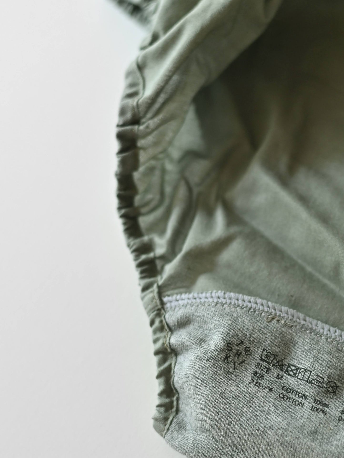 NO24 GREY GREEN PANTS