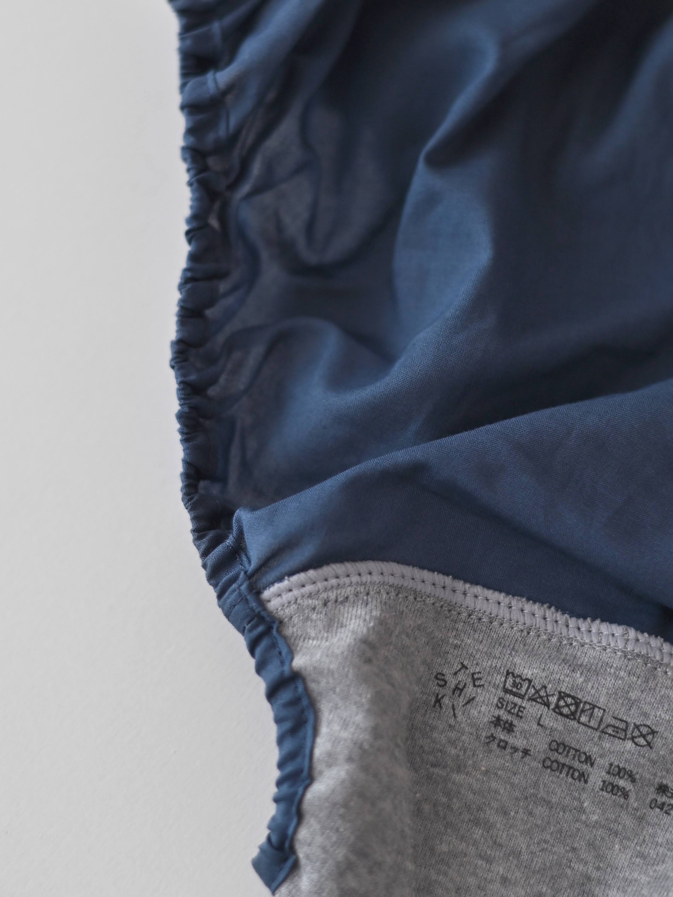 NO25 STEEL BLUE PANTS 夜明け前の、冷たく研ぎ澄まされた空気