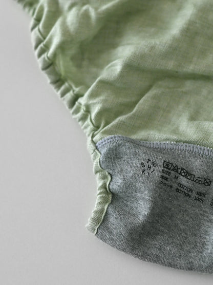 ORGANIC COTTON  PISTACHIO GREEN