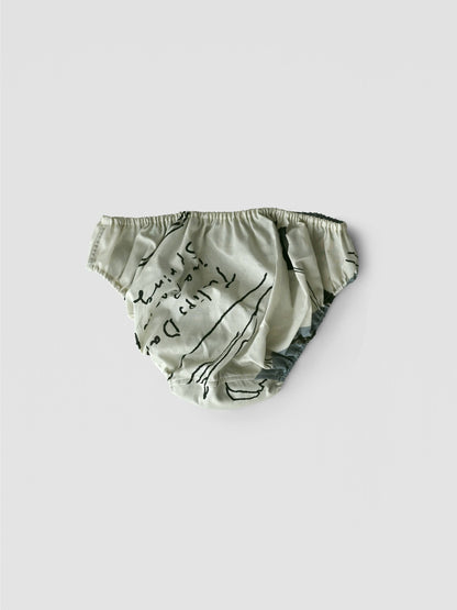 【SHORT】BLACK TULIP ICEBLUE