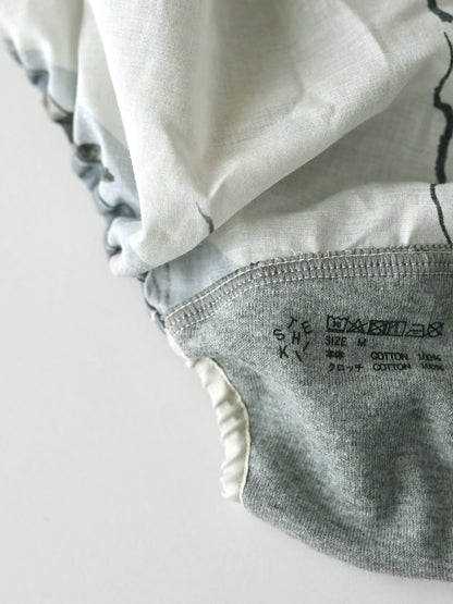 【SHORT】BLACK TULIP ICEBLUE