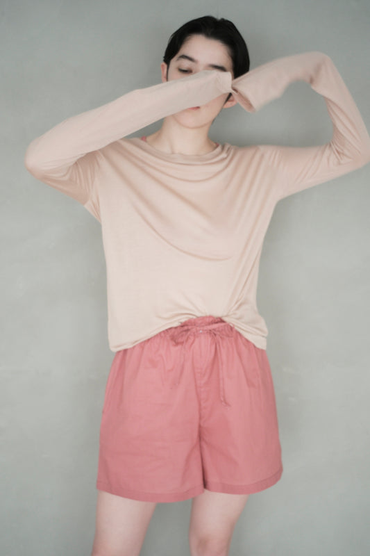 【SALE】ROOM PANTS SHORT NO.19 OLD ROSE